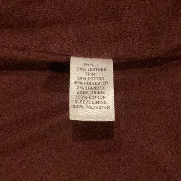 Hinge Peplum leather jacket - Picture 4 of 4